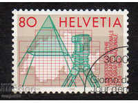 1988. Switzerland. 150 years Federal Topography Service.