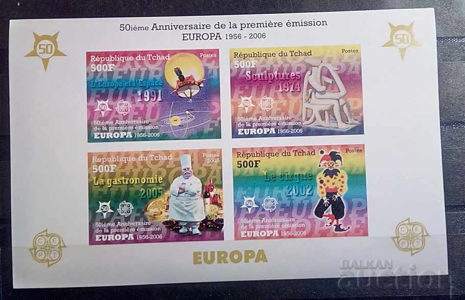 Chad 2005 Europe CEPT Block Perforated MNH