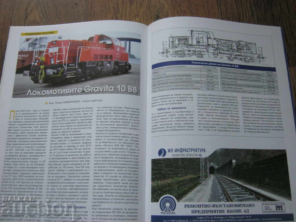 Delivery of BDZ. RAILWAY MAGAZINE Delivery of BDZ. RAILWAY MAGAZINE