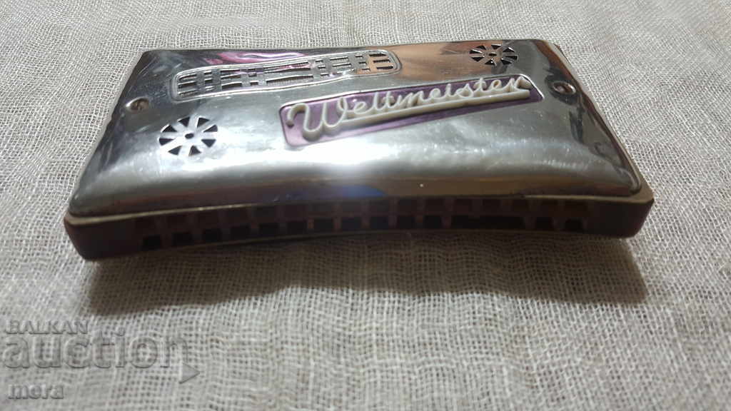 Ancient two-sided harmonica Weltmeister - 5 Ancient two-sided harmonica Weltmeister - 5