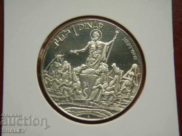 Delivery of 1 Dinar 1969 Tunisia (4) /Tunisia/ - Unc Delivery of 1 Dinar 1969 Tunisia (4) /Tunisia/ - Unc