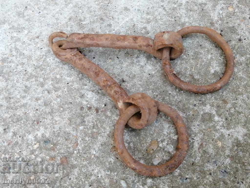Delivery of An old forged bridle reins wrought iron, a harness Delivery of An old forged bridle reins wrought iron, a harness