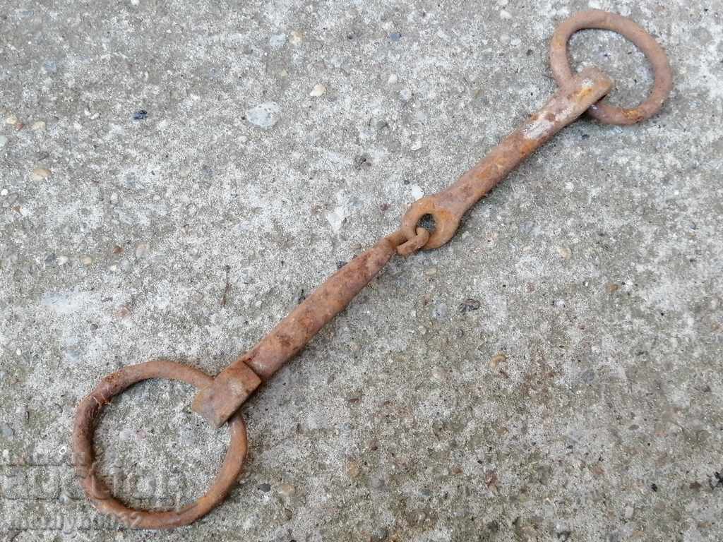 An old forged bridle reins wrought iron, a harness - 5 An old forged bridle reins wrought iron, a harness - 5