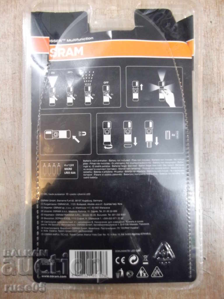 Auction OSRAM CROSSER MULTIFU Flashlight Auction OSRAM CROSSER MULTIFU Flashlight
