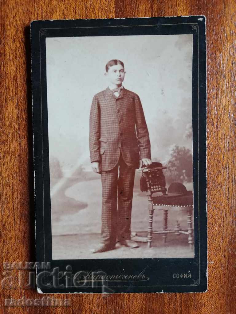 Снимка картон фотография Д. Карастоянов