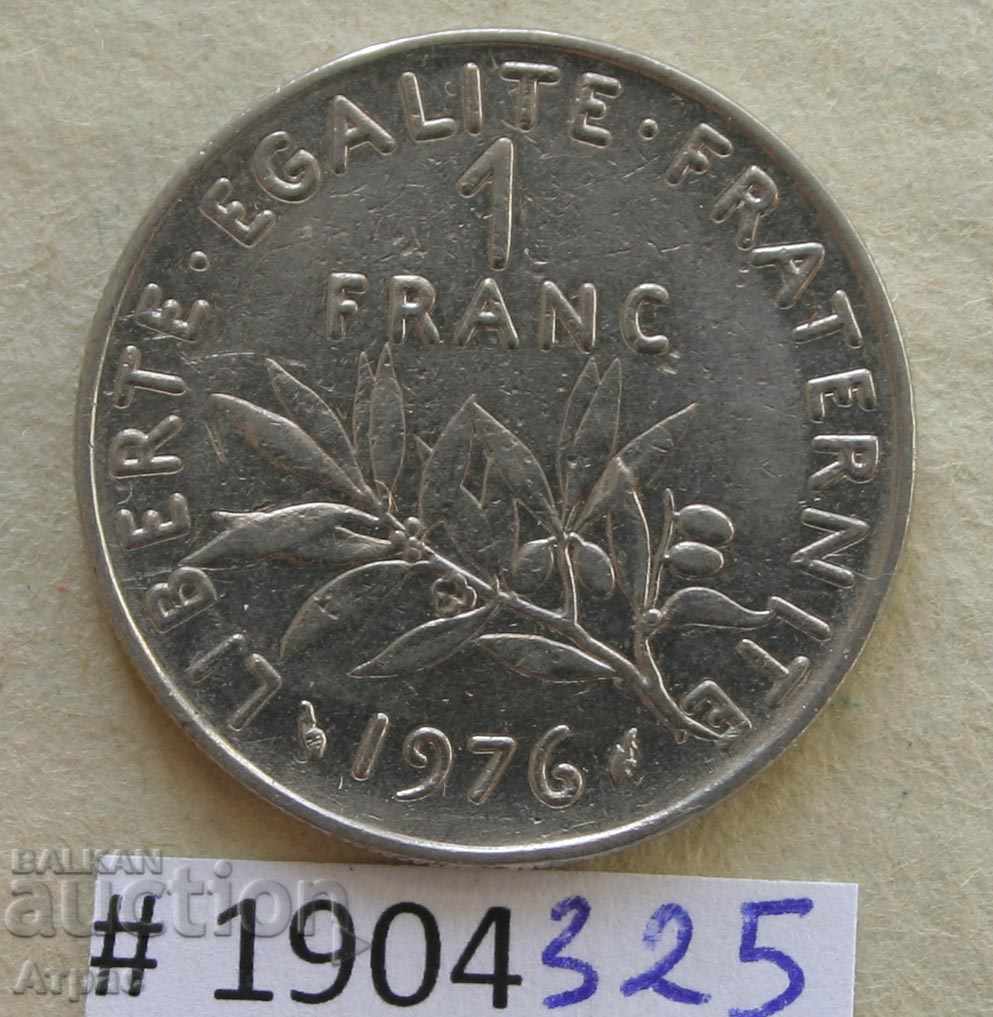 1 Franc 1976 - Franța