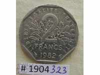 2 φράγκα 1982 - Γαλλία