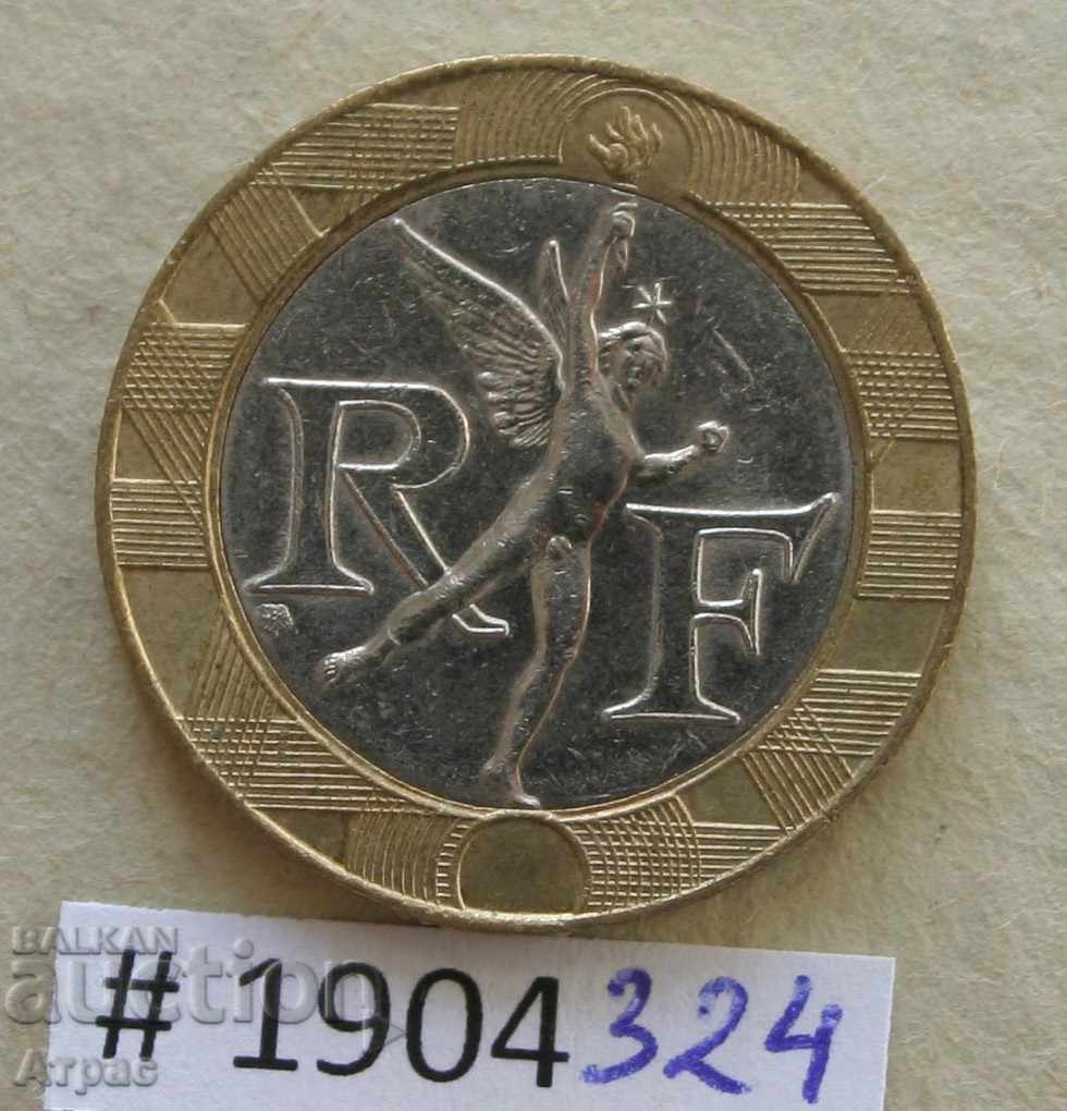 10 franci 2000 - Franța cu preț € 0.36 | 0.70 BGN