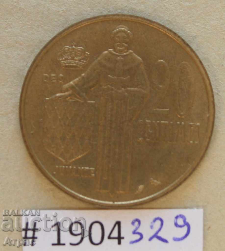 20 centimeters 1962 Monaco