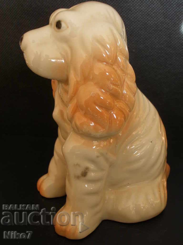 Auction Beautiful old porcelain cocker spaniel puppy. Auction Beautiful old porcelain cocker spaniel puppy.
