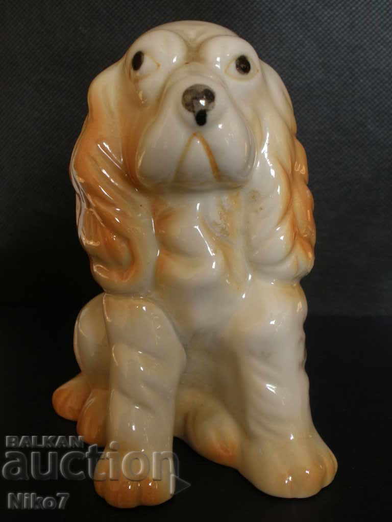 Beautiful old porcelain cocker spaniel puppy.