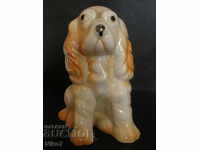 Frumos cățeluș vechi de porțelan cocker spaniel.