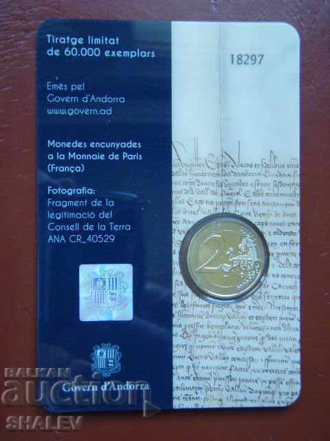 2 Euro 2019 Andorra "600 Anni Consell della Terra" (2) - Unc - 6