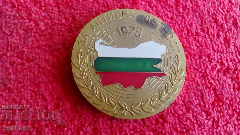 Plaque bronze BF CYCLING 1975 For active activity with price 55.00 BGN | € 28.12 Plaque bronze BF CYCLING 1975 For active activity with price 55.00 BGN | € 28.12