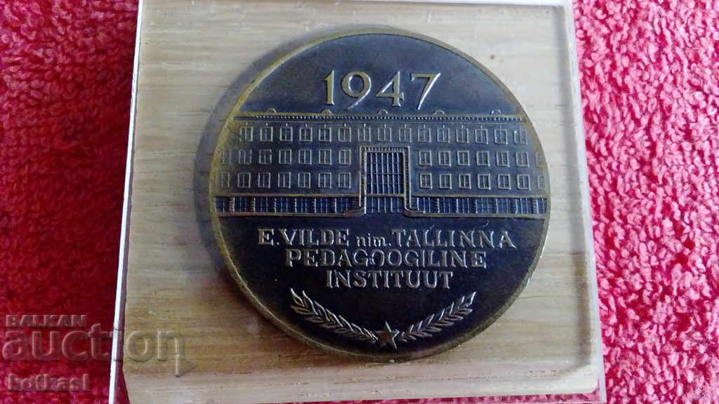 Old metal plaque box Tallinn Estonia Old metal plaque box Tallinn Estonia