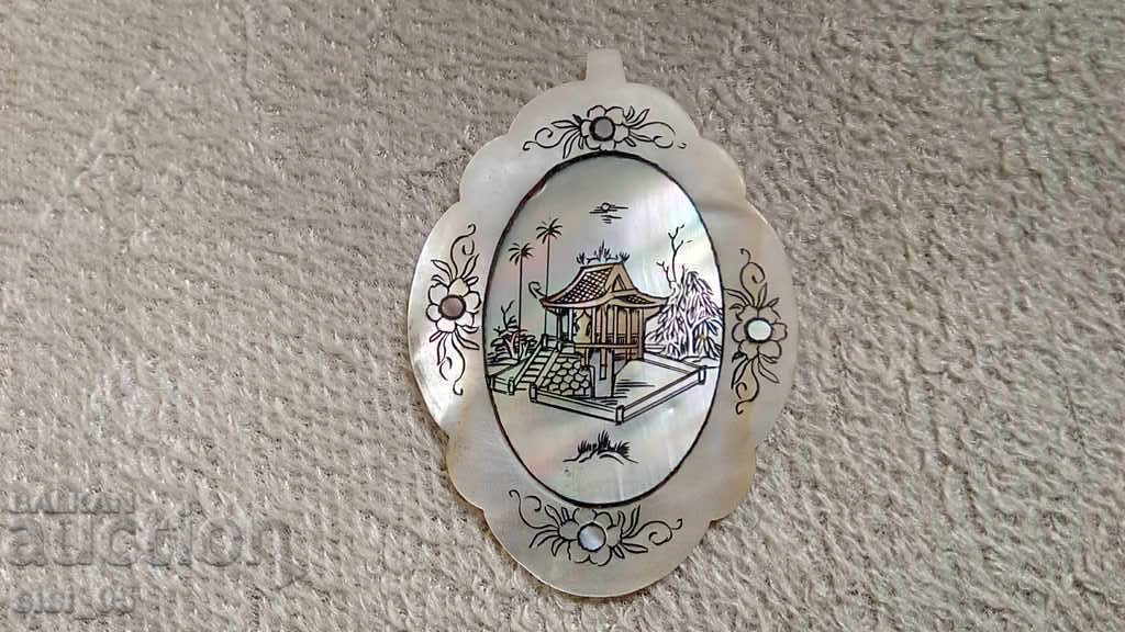 Old pendant, handmade pearl pendant with price 30.00 BGN | € 15.34 Old pendant, handmade pearl pendant with price 30.00 BGN | € 15.34