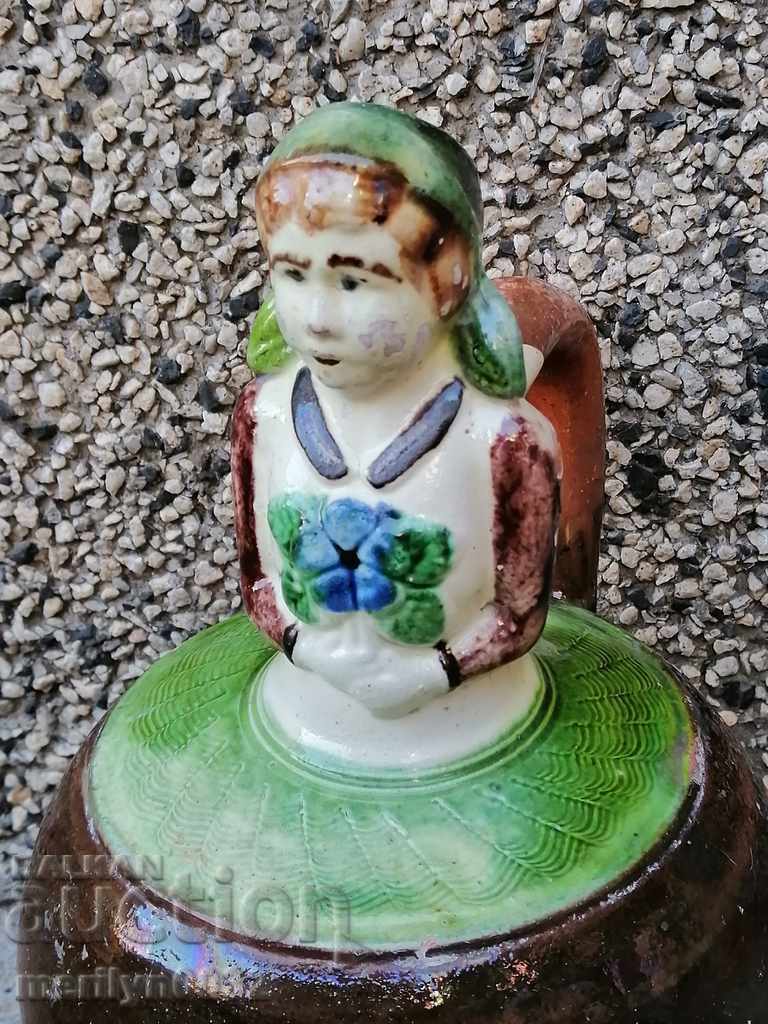 Old pitcher girl, pottery, jar, krondir - 7