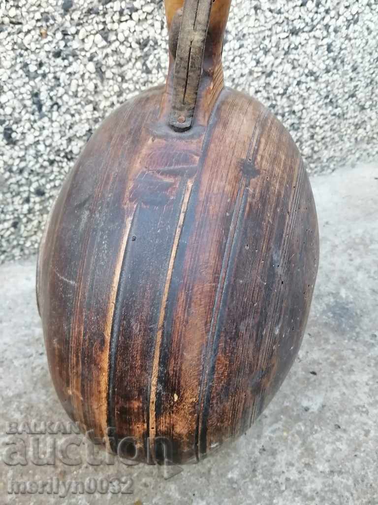 Old wooden flask, flagon, wooden cask with price 97.00 BGN | € 49.60 Old wooden flask, flagon, wooden cask with price 97.00 BGN | € 49.60