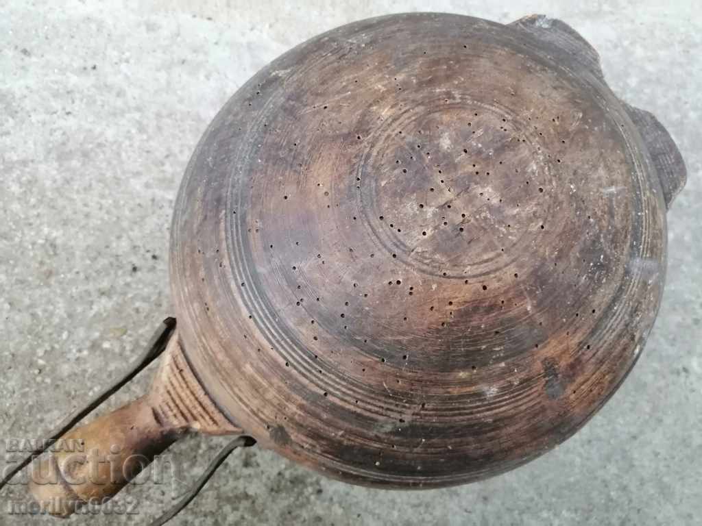 Old wooden flask, flagon, wooden cask - 7 Old wooden flask, flagon, wooden cask - 7