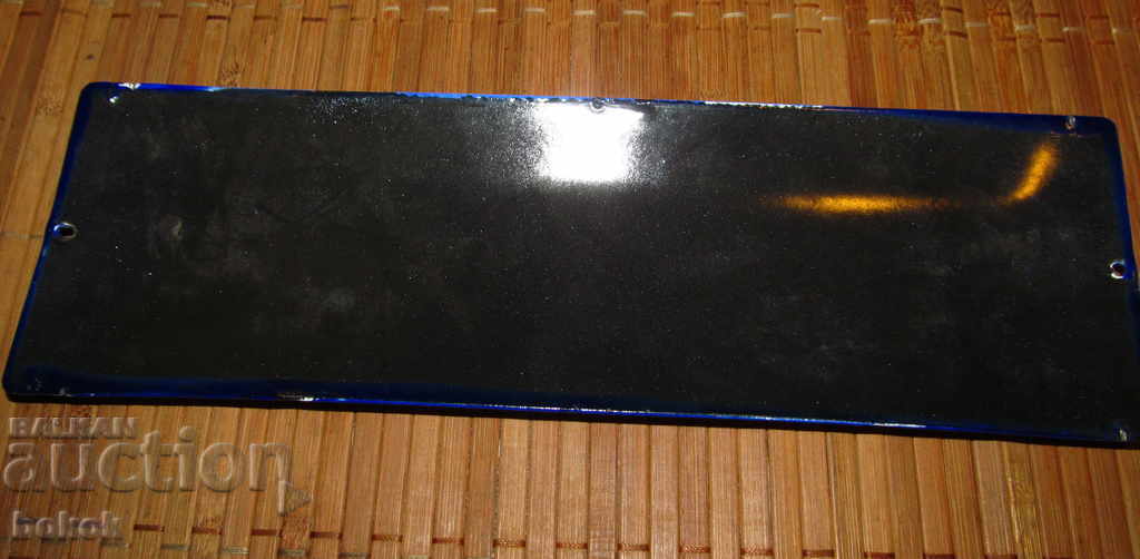 Σμάλτο σημάδι Model House - 5