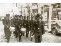 Стара снимка- Фотокопие -Посрещане на немските войски в Русе