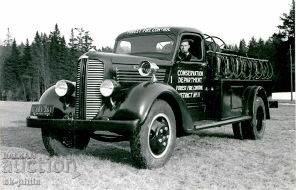 Old Photo - Photocopy - Opel Blitz Truck in American