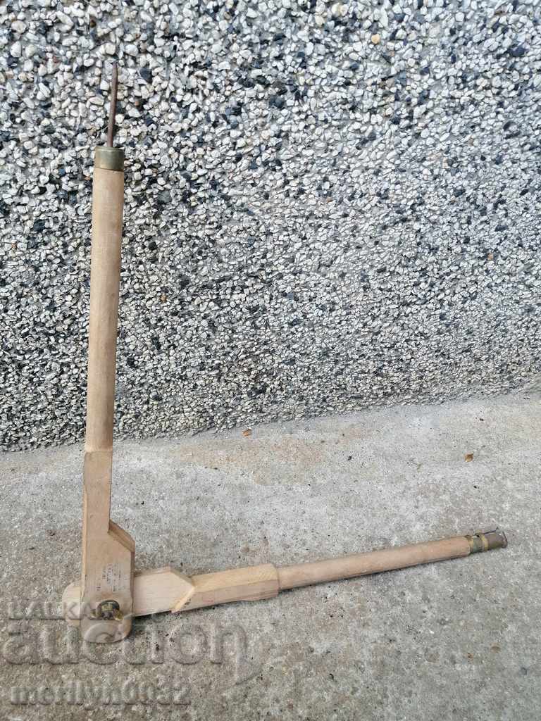 Auction Old school ruler, ruler, wooden 60's Auction Old school ruler, ruler, wooden 60's