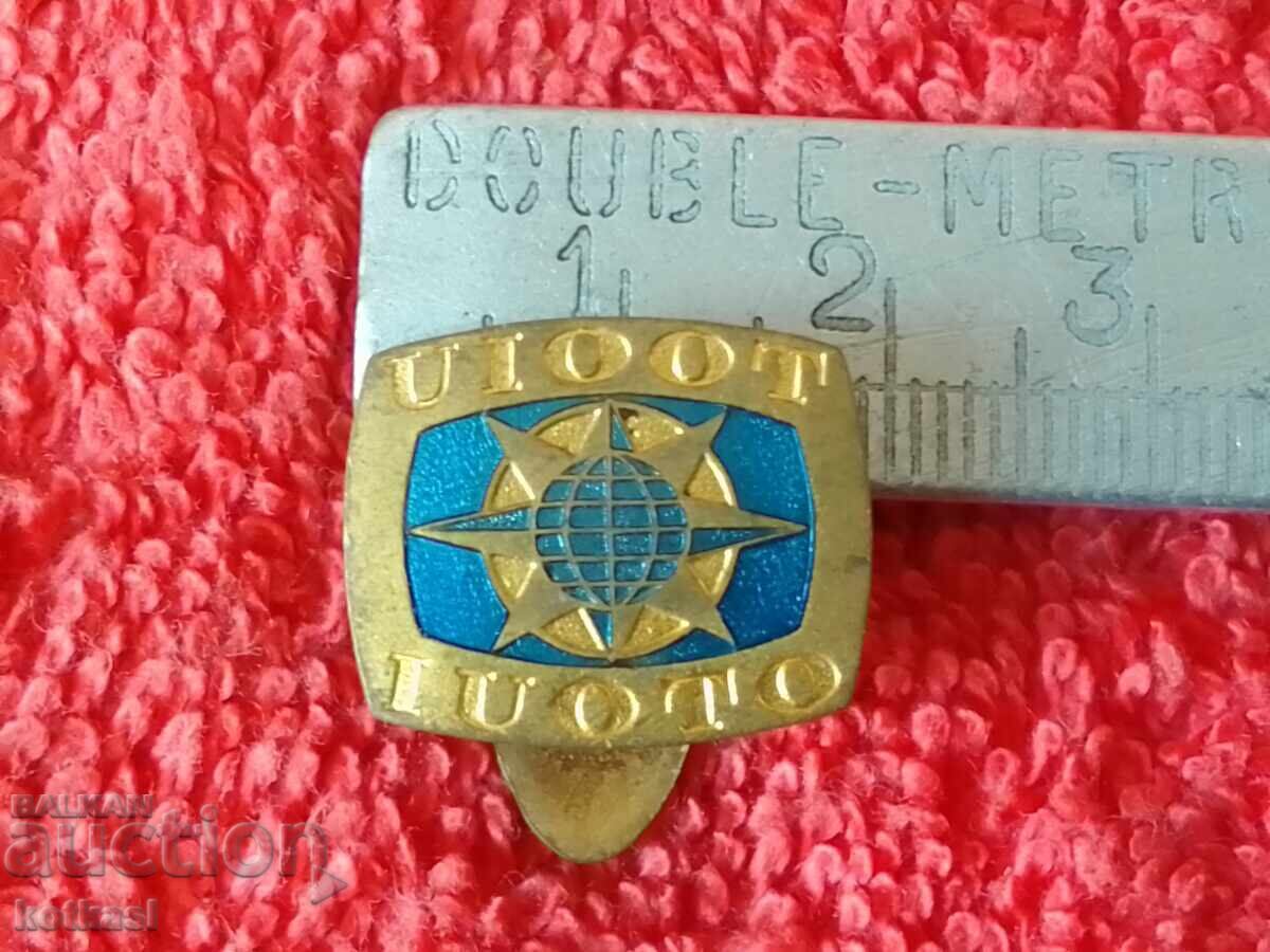 Old button marker UIOOT IUOTO World Tourist Organization Old button marker UIOOT IUOTO World Tourist Organization