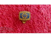 Old buttonhole badge UIOOT IUOTO World Tourist Organization