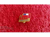 Veche insignă butonel a Partidului Comunist Francez 1920-1960