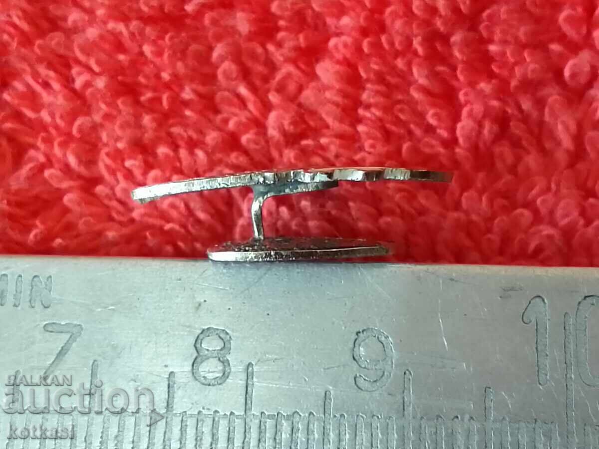 Auction  Old metal button badge Butonel Spain Zaragoza 1941