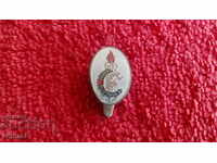 Old metal buttonhole badge Turkey Athletics TMTST