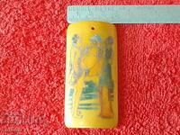 Figure Engraving on Bone Sex Erotic Nude Man Woman