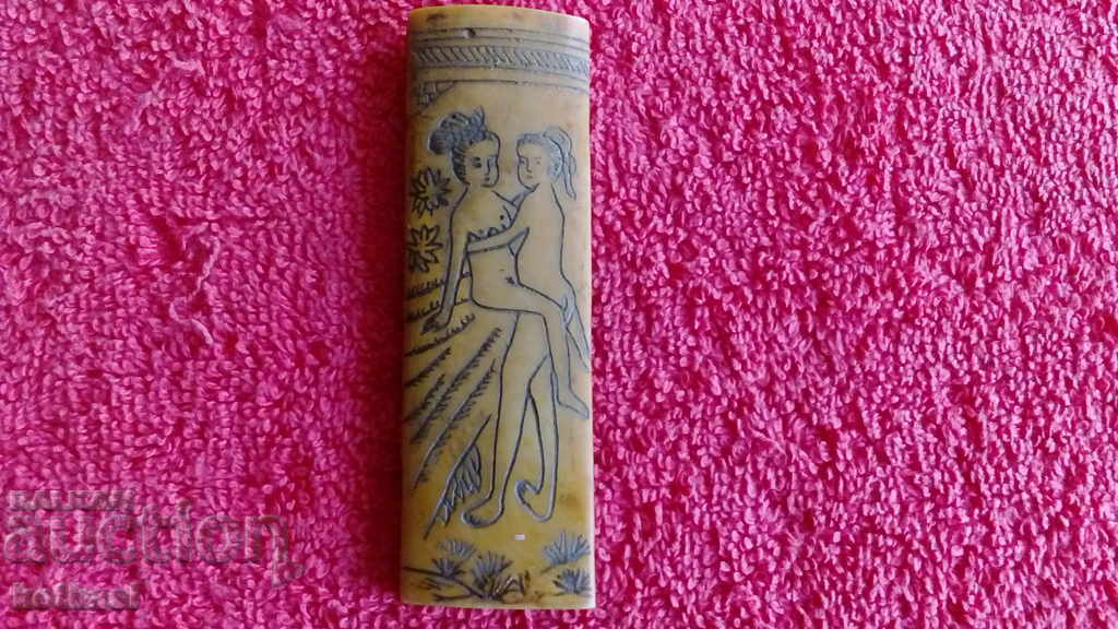 Drawing Engraving Double Sided Sex Erotic Nude Male Female