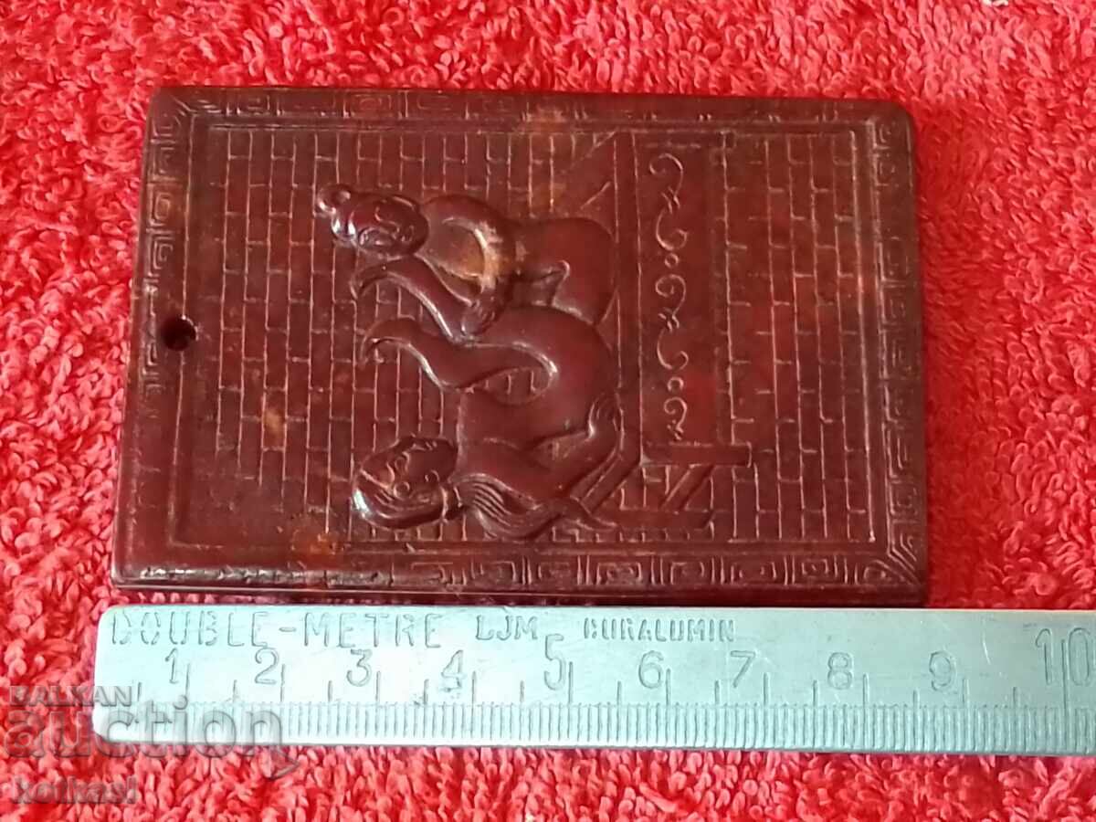 Δημοπρασία Χαρακτική σε πλάκα από φυσικό νεφρίτη Sex Erotica Διπλής Όψης Δημοπρασία Χαρακτική σε πλάκα από φυσικό νεφρίτη Sex Erotica Διπλής Όψης