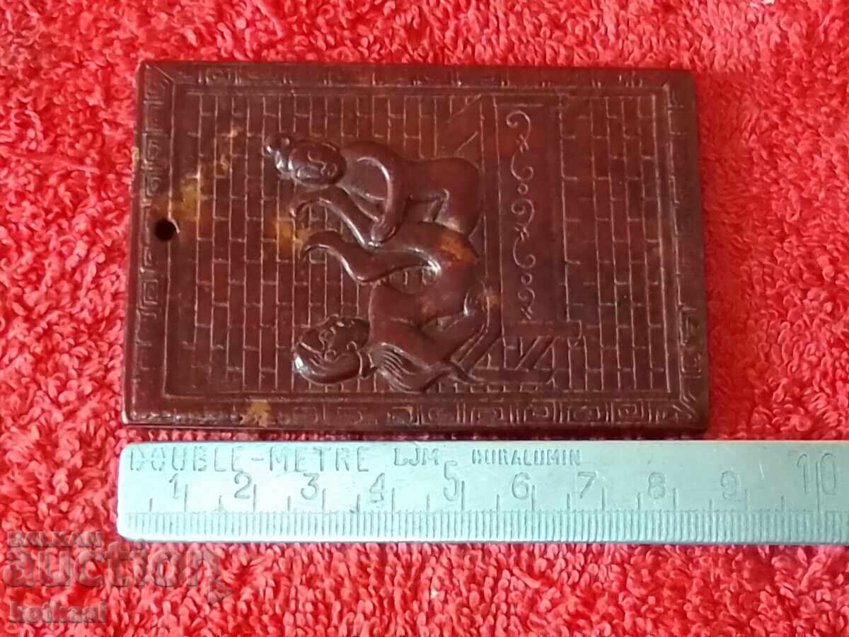 Παράδοση Χαρακτική σε πλάκα από φυσικό νεφρίτη Sex Erotica Διπλής Όψης Παράδοση Χαρακτική σε πλάκα από φυσικό νεφρίτη Sex Erotica Διπλής Όψης