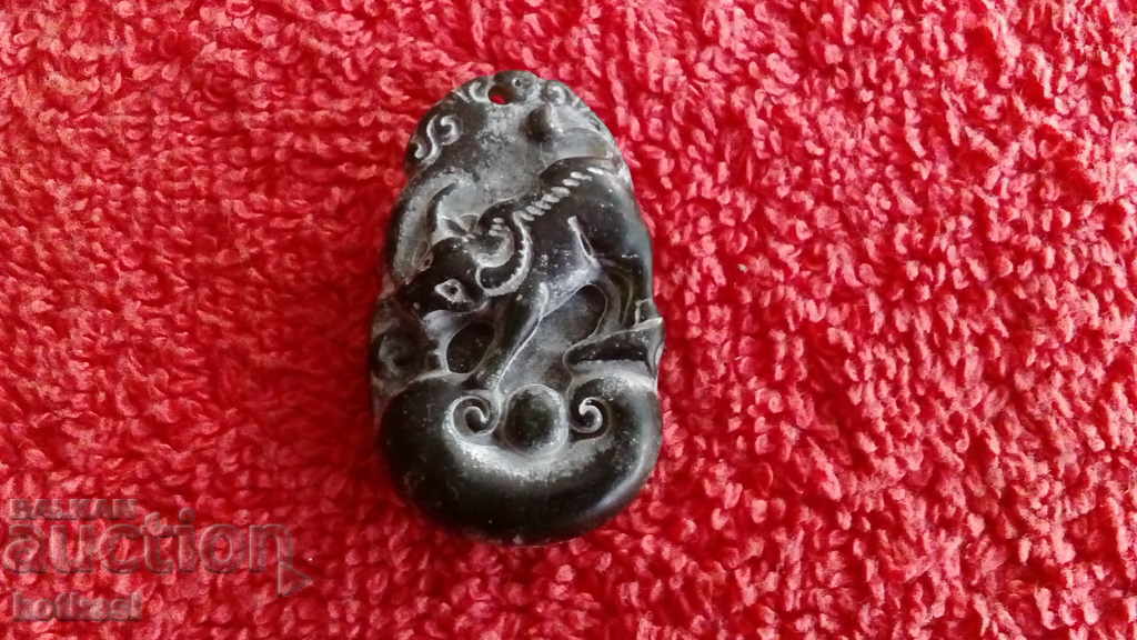 Natural Jade Buffalo Pendant Natural Jade Buffalo Pendant