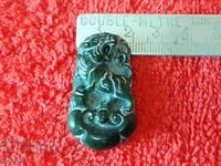 Natural Jade Tiger Engraving Pendant