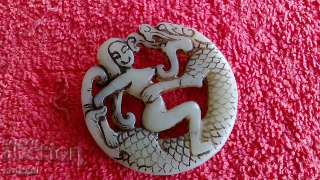 Natural Jade Pendant Figure Sex Erotic Woman Dragon - 5 Natural Jade Pendant Figure Sex Erotic Woman Dragon - 5