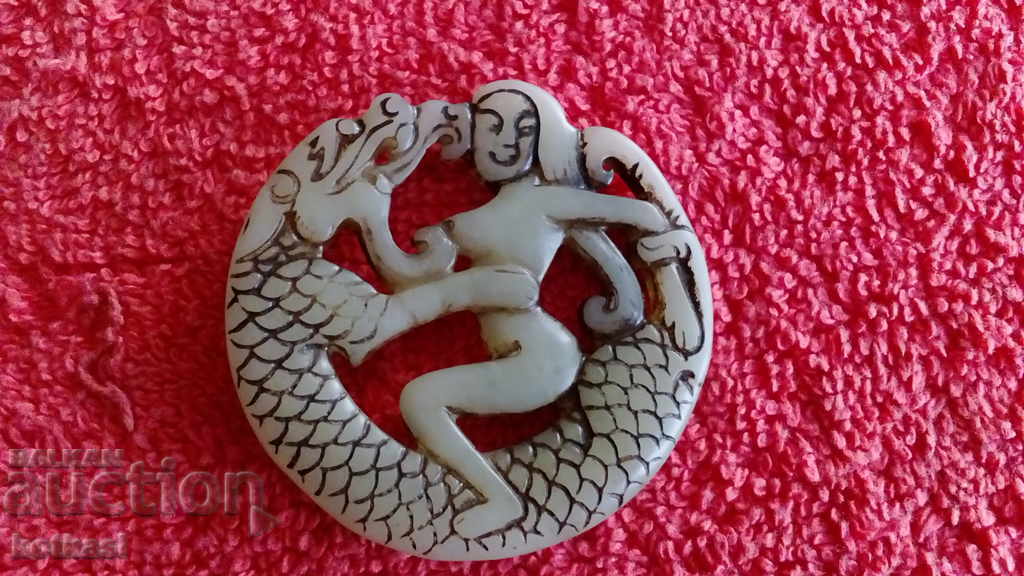 Natural Jade Pendant Figure Sex Erotic Woman Dragon Natural Jade Pendant Figure Sex Erotic Woman Dragon