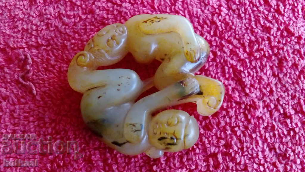 Auction  Natural Jade Pendant Figure Sex Erotic Nude Male Female