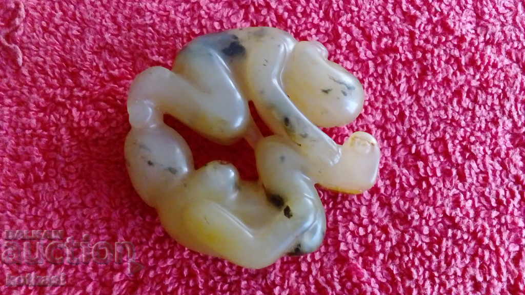 Delivery of Natural Jade Pendant Figure Sex Erotic Nude Male Female