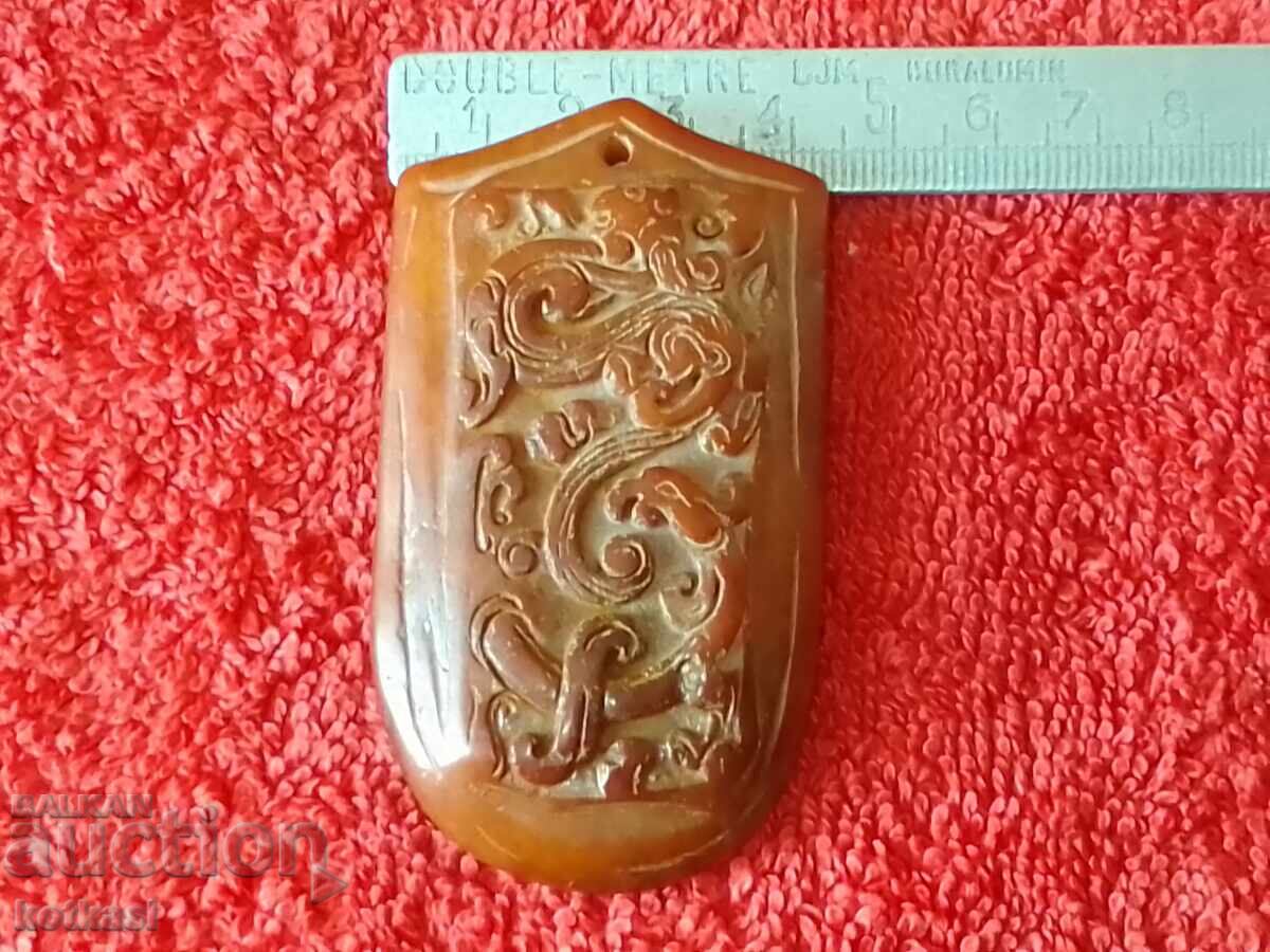 Natural Jade Plate Panel Pendant Engraving Natural Jade Plate Panel Pendant Engraving