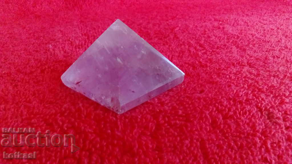 Amethyst semi-precious stone pyramid - 5 Amethyst semi-precious stone pyramid - 5