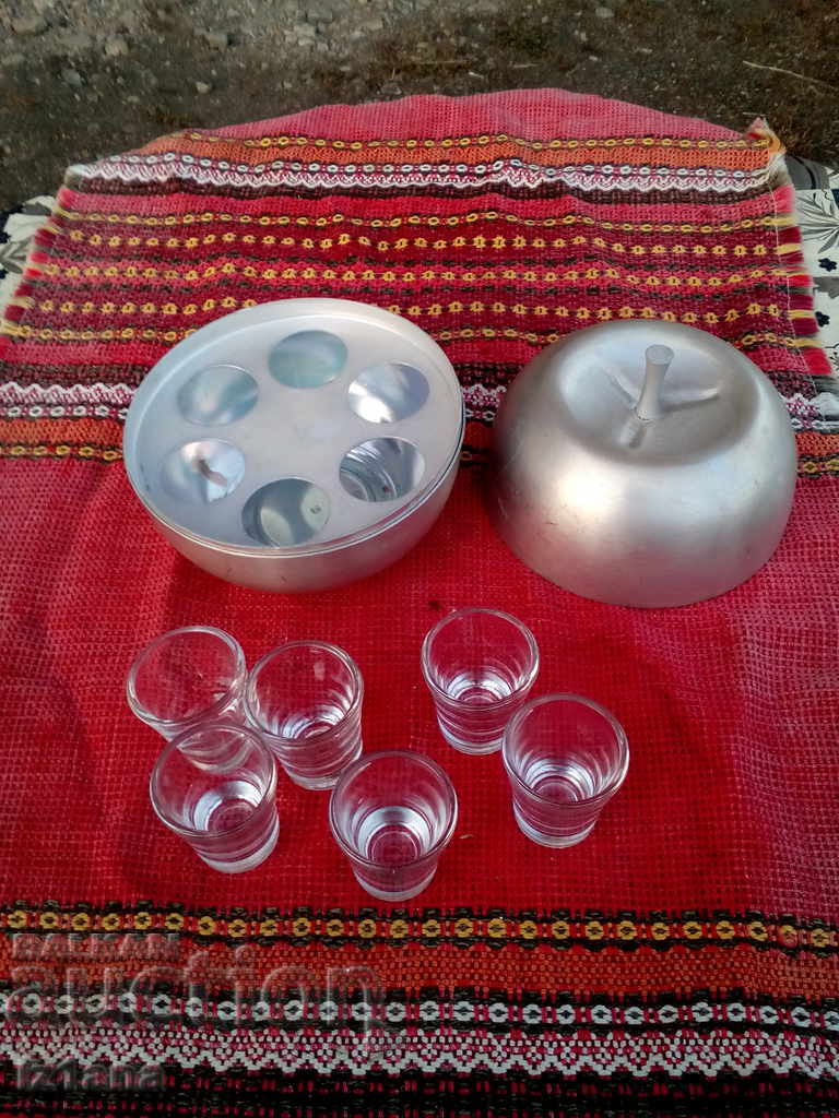 Auction Old glasses, shot cups Auction Old glasses, shot cups