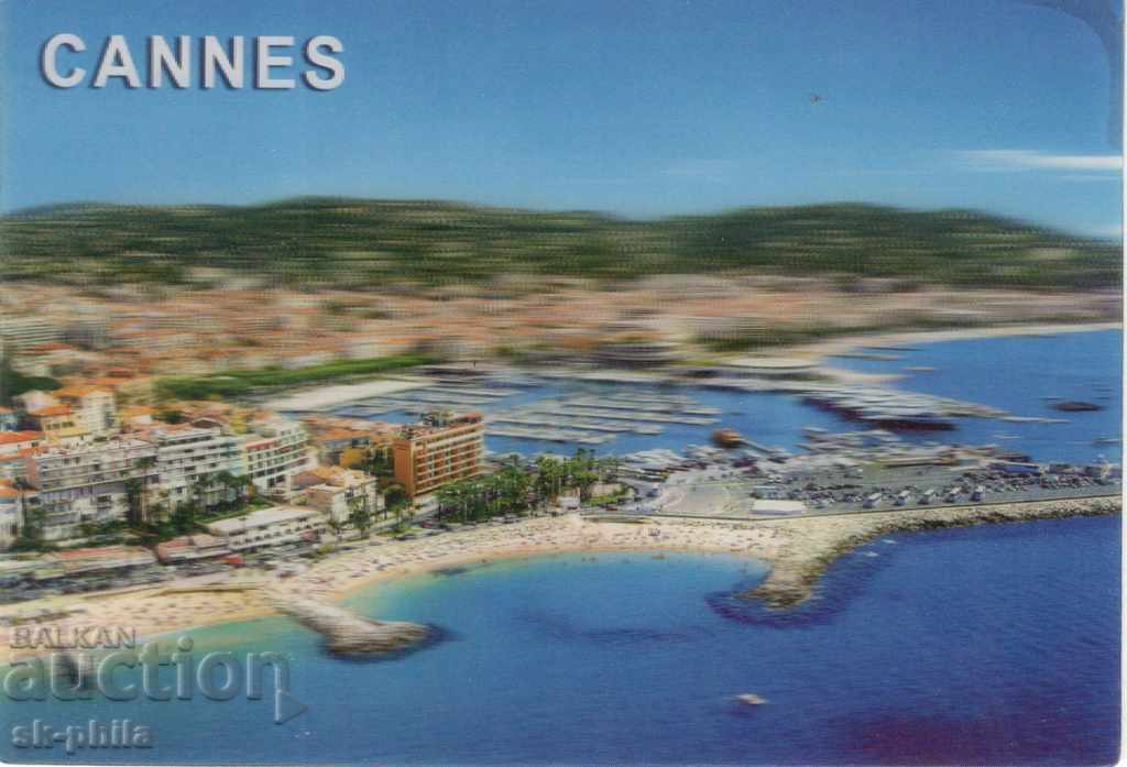 Old Postcard - Στερεοφωνία - Κυανή Ακτή - Κάννες