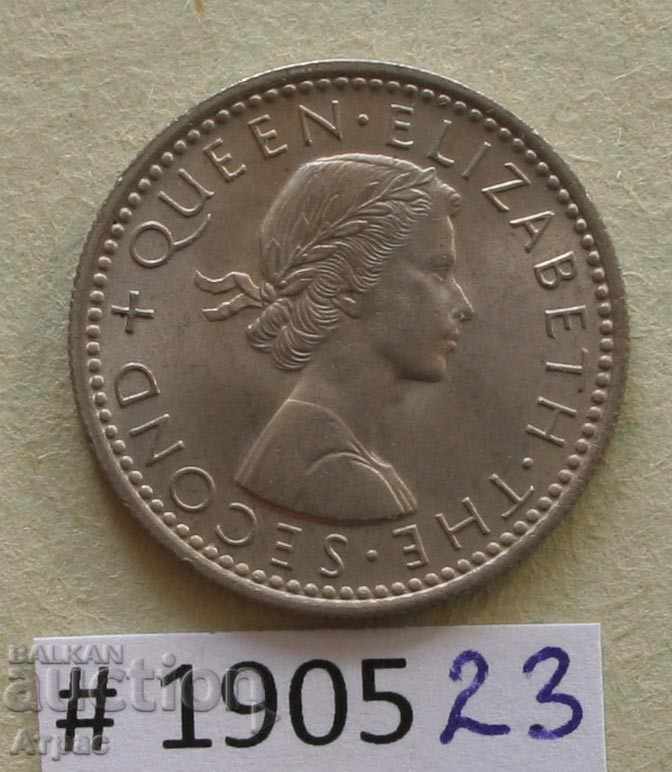 6 pence 1964 Noua Zeelandă- cu preț € 1.28 | 2.50 BGN