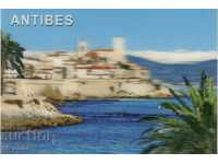 Old Postcard - Stereo - Cote d'Azur - Antibes