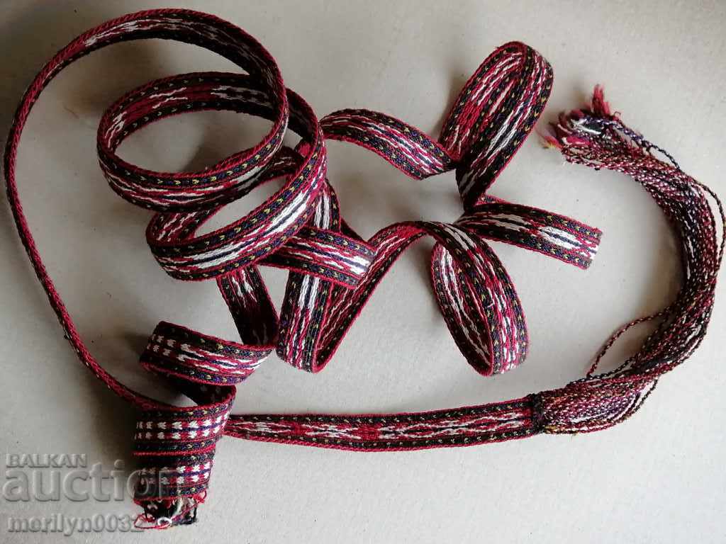 Old hand-woven sash sash belt costume - 5 Old hand-woven sash sash belt costume - 5