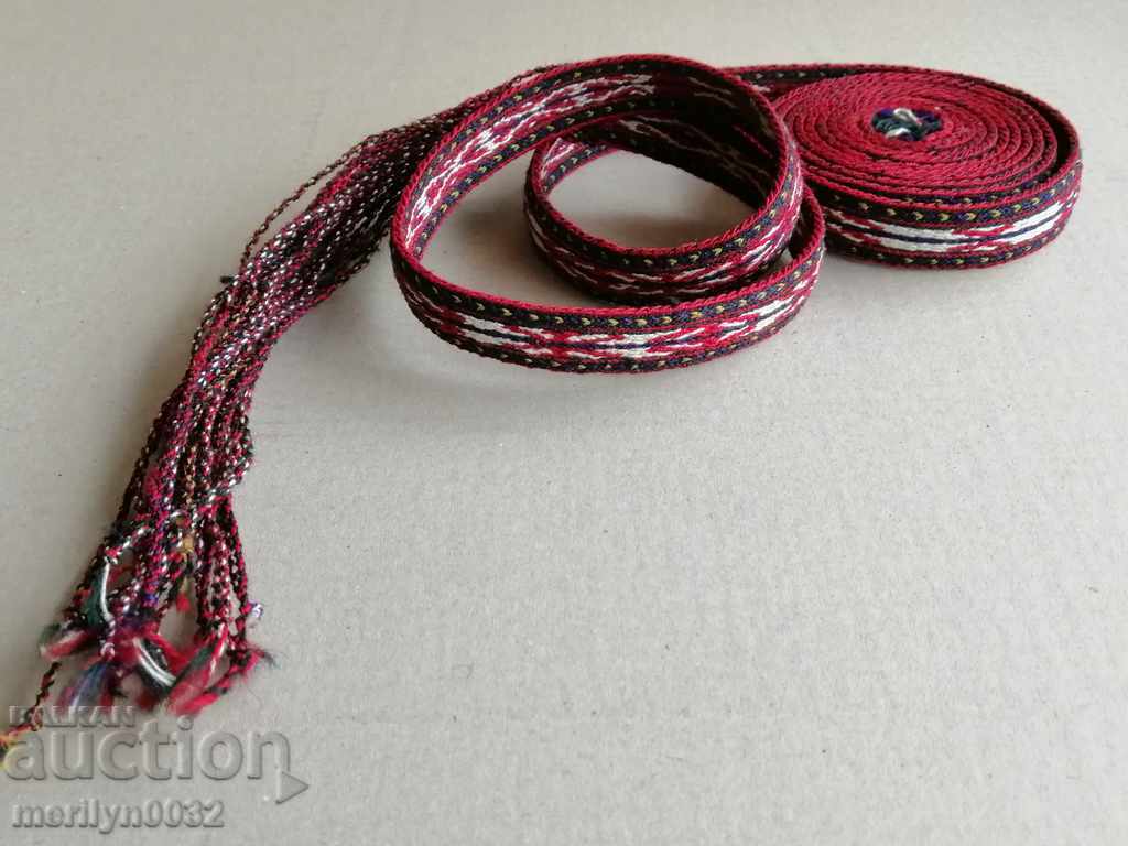 Old hand-woven sash sash belt costume - 6 Old hand-woven sash sash belt costume - 6
